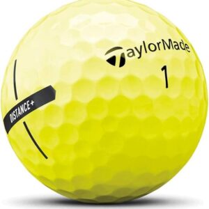 Pelota Taylormade DISTANCE+ Yellow Tubo x3