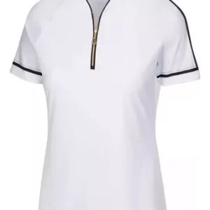 Remera 1/2 Cierre Greg Norman Journey Zip Tulip Collar