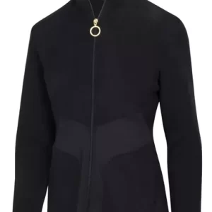 Campera Dama Polar Greg Norman Fleece & Scuba Jacket NEGRA