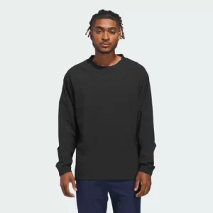 adidas Buzo Golf Go-to Wind Cuello Redondo Hombre azul/negro